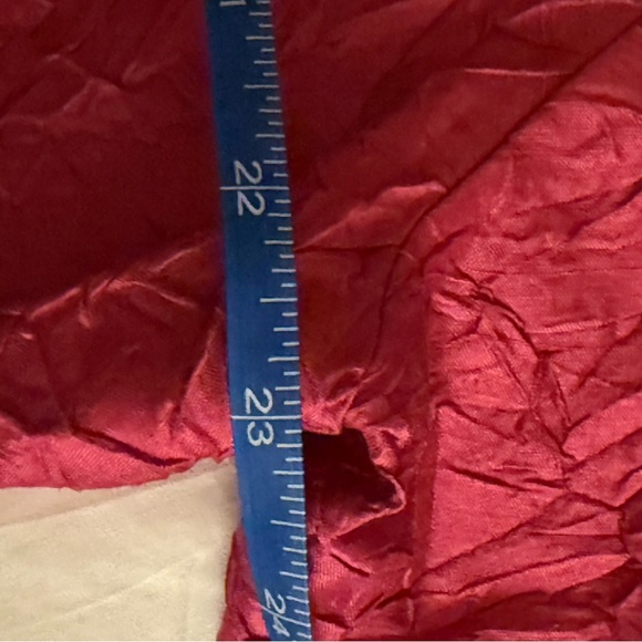 Eileen Fisher SILK Crinkle Button-Front Blouse | Pink | Textured Top Size 1X - Picture 5 of 6